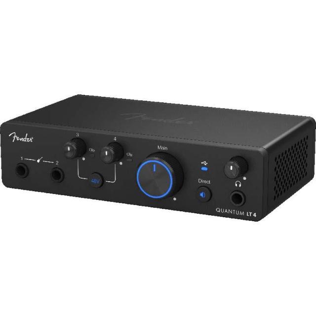 Fender Quantum LT 4 USB-C Audio Interface (フェンダー)(プリソナス)(オーディオインターフェイス)