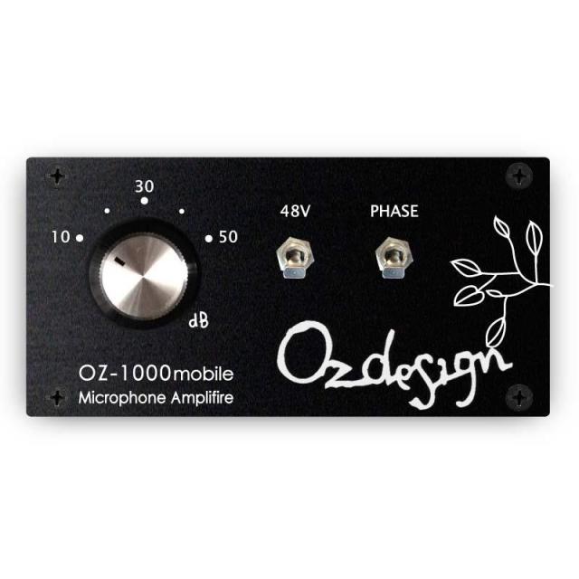 oz design 【受注生産品:2~3週間程度】 OZ-1000 mobile Mic Pre Amplifier 【In Lundahl out OEP】 (オズデザイン)(マイクプリアンプ)