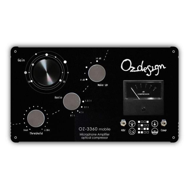 oz design 【受注生産品:2~3週間程度】 OZ-3360 mobile　1ch Mic Pre Amplifier Optical Compressor (オズデザイン)(マイクプリアンプ)