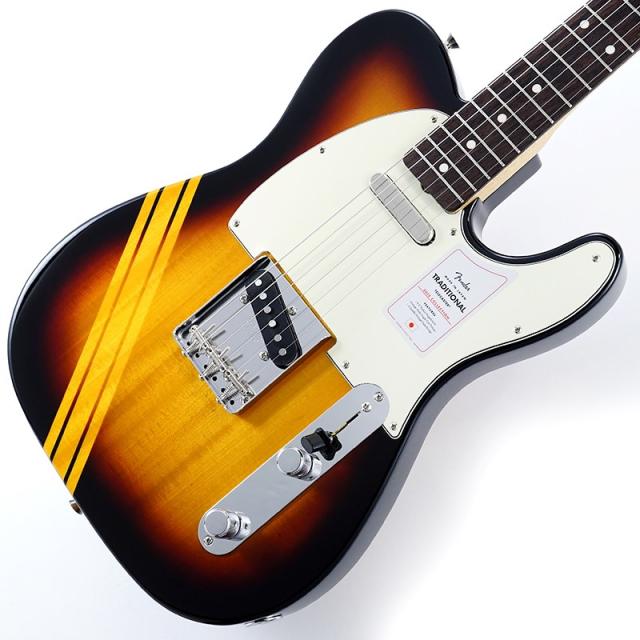 Fender Made in Japan Traditional 2025 Collection 60s Telecaster (Competition 3-Color Sunburst Aged Natural/Rosewood)