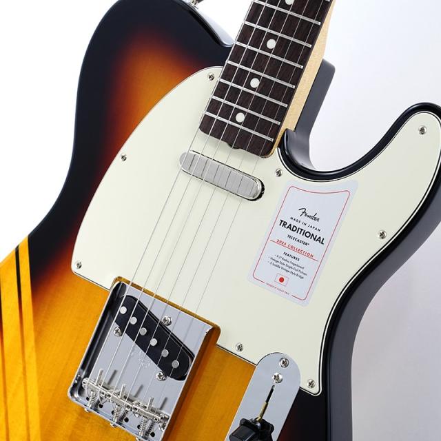 Fender Made in Japan Traditional 2025 Collection 60s Telecaster (Competition 3-Color Sunburst Aged Natural/Rosewood)_3