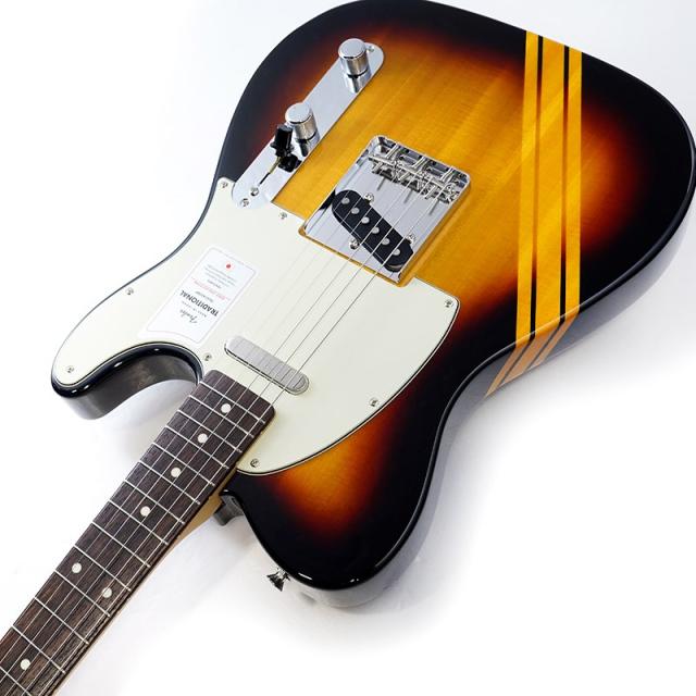 Fender Made in Japan Traditional 2025 Collection 60s Telecaster (Competition 3-Color Sunburst Aged Natural/Rosewood)_5