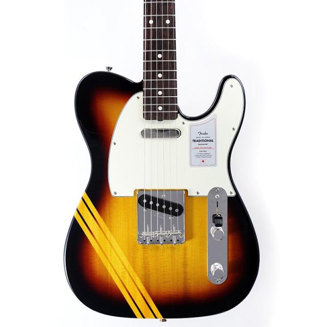 Fender Made in Japan Traditional 2025 Collection 60s Telecaster (Competition 3-Color Sunburst Aged Natural/Rosewood)_9