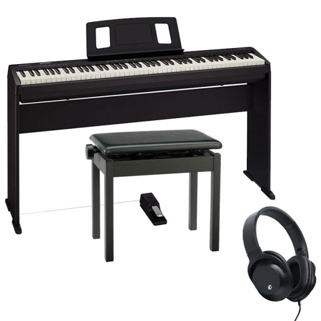 Roland FP-10 BK+KSC FP10-BK +DP-10+BNC-05BK2【専用スタンド&純正ダンパーペダル&純正高低自在椅子セット】【練習用ヘッドホン付！】【沖縄・離島送料別途見積】(代引ご利用対象外商品)(電子ピアノ)