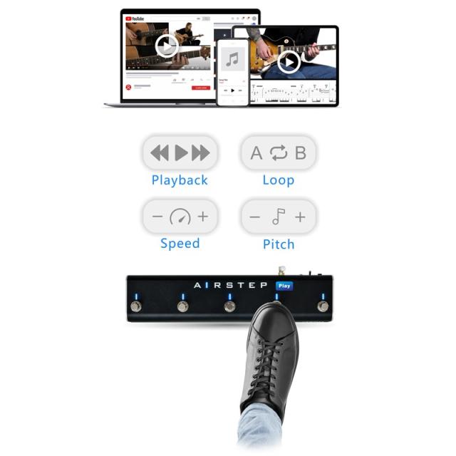 XSONIC 【WEB限定在庫処分セール】 AIRSTEP Play Youtubeハンズフリーコントローラー_1