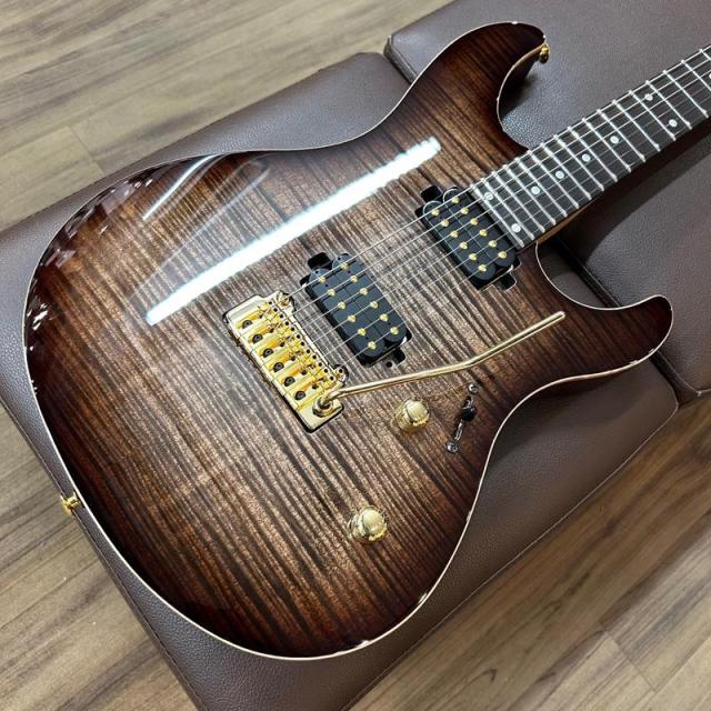 BLACK SMOKER USED 中古 FUTURA-S HH AAAA Flame Maple Top (Dark Brown Burst) [SN.25H31] ブラックスモーカー_8