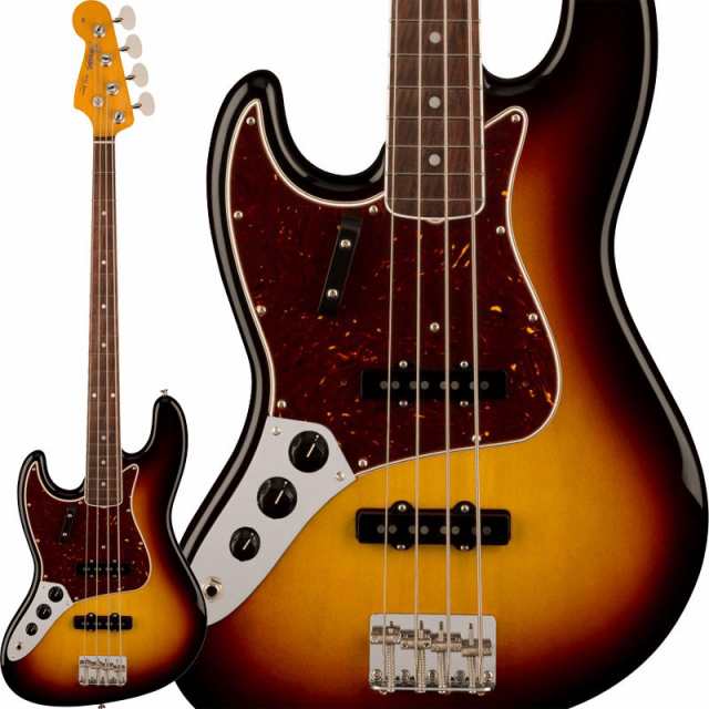 Fender USA American Vintage II 1966 Jazz Bass Left-Hand (3-Color Sunburst/Rosewood)【半期決算大セール】の通販は