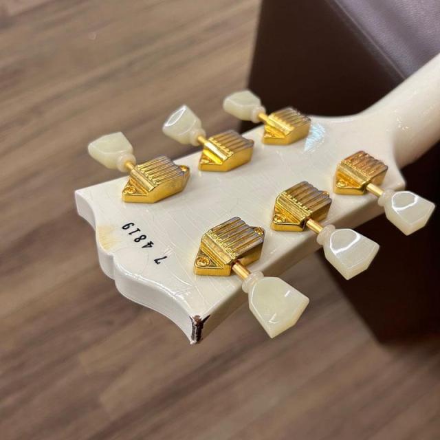 Gibson USED 中古 Murphy Lab 1957 Les Paul Custom Reissue 3-Pickup w/Bigsby Ultra Light Aged (Polaris White) 【SN.7 4819】_8