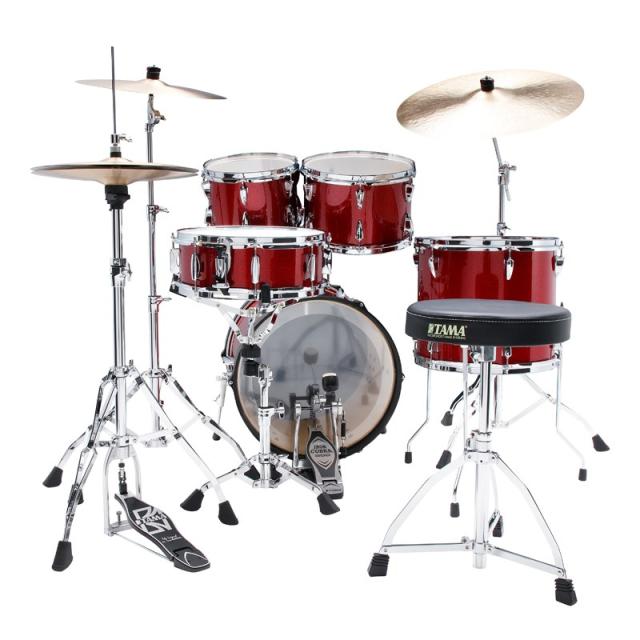 TAMA IP58H6RC-BRM [Imperialstar 18 バスドラムキット / シンバル付属 / バーント・レッド・ミスト]_1