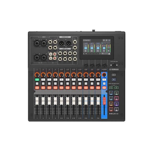 YAMAHA 【夏のボーナスセール】MGX12 B (ブラック)(ヤマハ)(デジタルミキシングコンソール)(MGXシリーズ)(USB-C対応)(Bluetooth搭載)