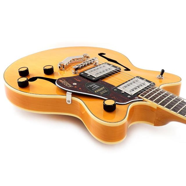 GRETSCH G2655 Streamliner Center Block Jr. Double-Cut with V-Stoptail (Village Amber)_8