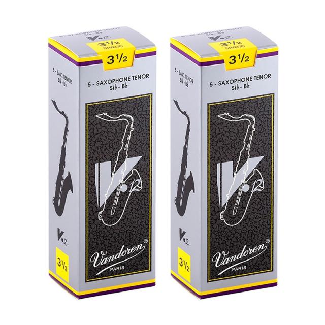 VANDOREN 【2個セット】《硬さ：3-1/2》テナーサックス用リード バンドレン V12 6,206円