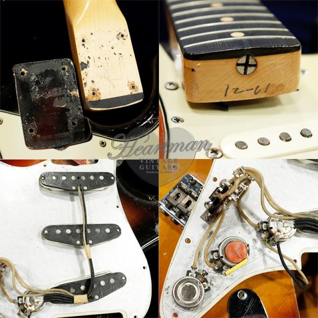 Fender USA VINTAGE Stratocaster ’62 Slab Fingerboard Sunburst/R_6