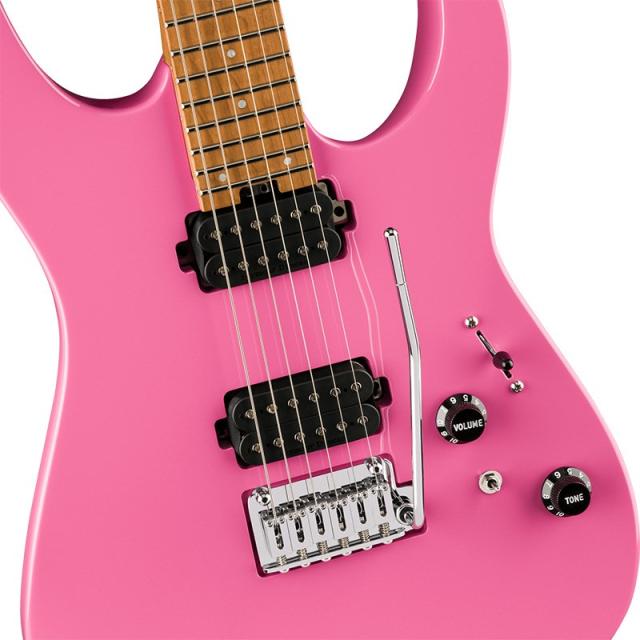 Charvel Pro-Mod DK24 HH 2PT CM (Bubblegum Pink/Caramelized Maple)_3