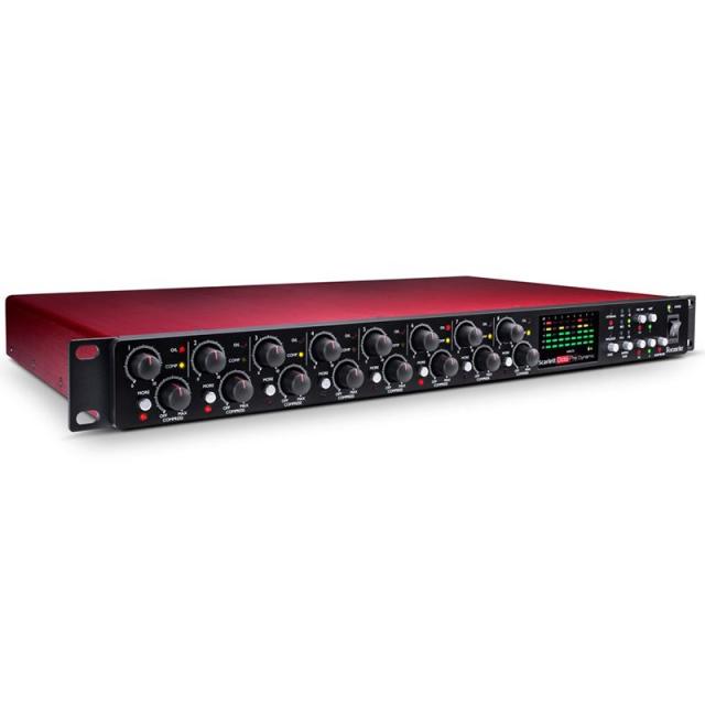 Focusrite Scarlett OctoPre Dynamic(ADAT入出力搭載・コンプレッサー機能搭載アナログ8ch入出力対応マイクプリアンプ・ラインアンプ)(フォーカスライト)(スカーレット)