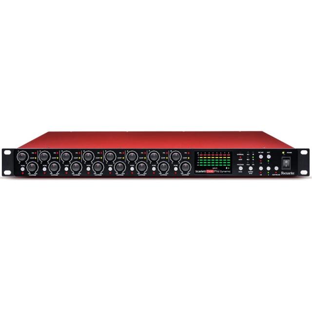 Focusrite Scarlett OctoPre Dynamic(ADAT入出力搭載・コンプレッサー機能搭載アナログ8ch入出力対応マイクプリアンプ・ラインアンプ)(フォーカスライト)(スカーレット)_1