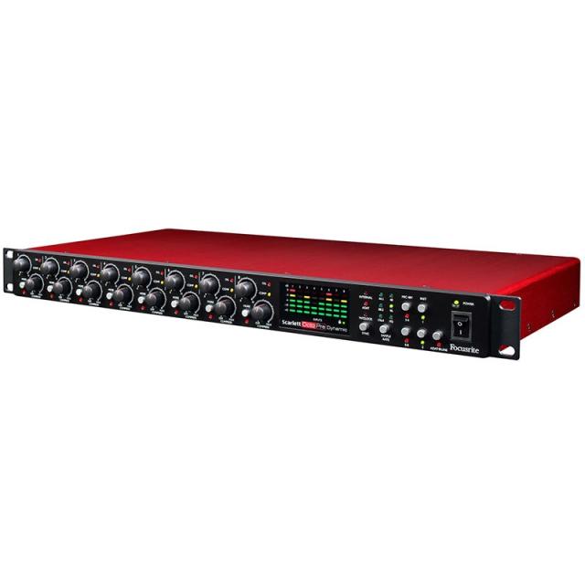 Focusrite Scarlett OctoPre Dynamic(ADAT入出力搭載・コンプレッサー機能搭載アナログ8ch入出力対応マイクプリアンプ・ラインアンプ)(フォーカスライト)(スカーレット)_2