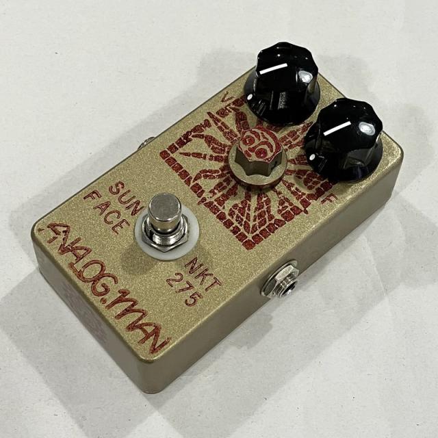 ギター ANALOGMAN SUNFACE NKT275 White dot Analogman Sunface NKT275 White dot ファズ