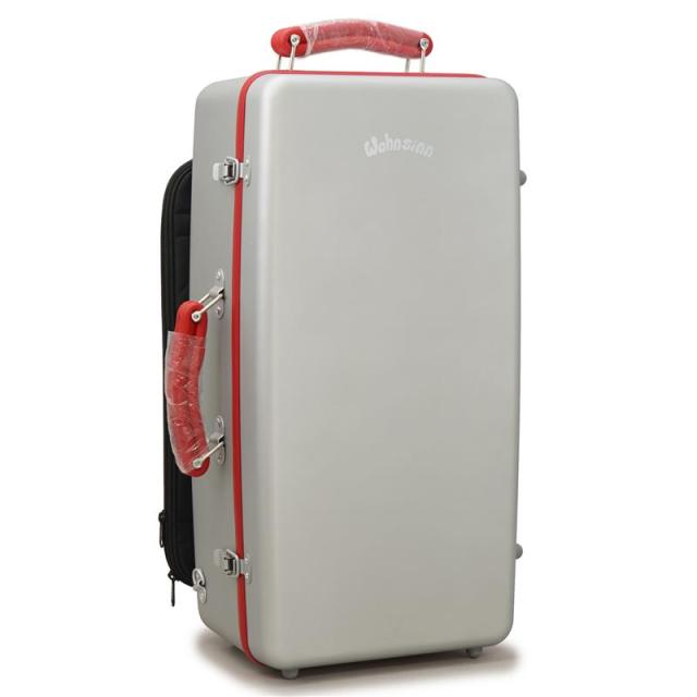 Wahnsinn Case ワンジンケース / COLOR CARBON Series (Matte Grey / Red) トリプル トランペット用 ケース