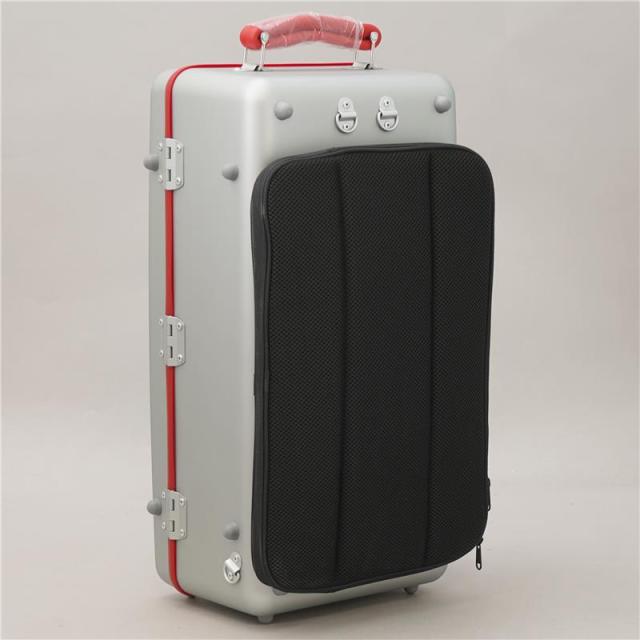 Wahnsinn Case ワンジンケース / COLOR CARBON Series (Matte Grey / Red) トリプル トランペット用 ケース_1