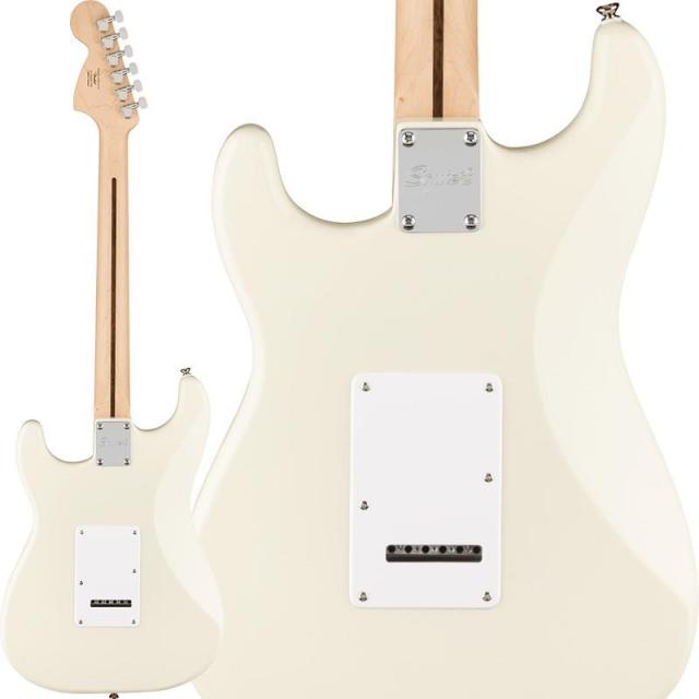 Squier by Fender Affinity Series Stratocaster (Olympic White/Maple)_1