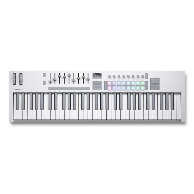 NOVATION 【予約商品・2026年9月初旬発売予定】Launchkey 61 White Mk4 (ノベーション)(ラウンチキー)(61鍵盤USB・MIDIコントローラー)(ホワイト)【ソフトシンセ PLAY無償DL対応】【Steinberg Cubase LE 14付属！】