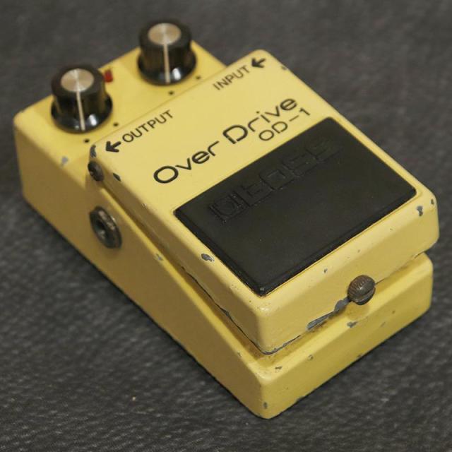BOSS VINTAGE OD-1 Over Drive Long Dash Silver Screw ’81_3