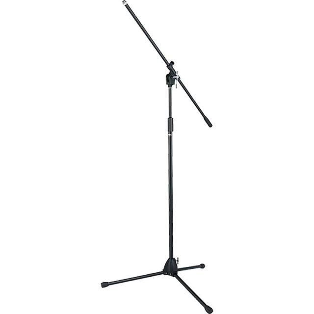 TAMA 【激得GWセール】MS205 BK(マイクスタンド)(ブラック)(ロングブーム)(タマ)(頑丈マイクスタンド)