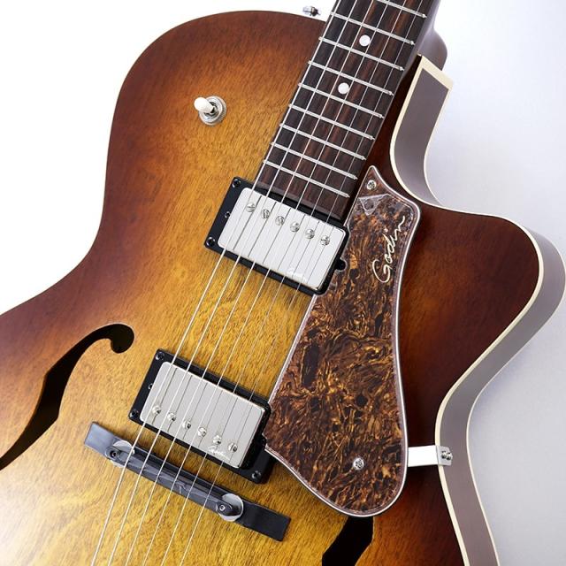 Godin 5th Avenue CW Kingpin II HB Cognac Burst 展示限定OUTLET！_3