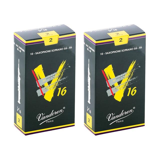 VANDOREN 【2個セット】《硬さ：2》ソプラノサックス用リード バンドレン V16 6,206円
