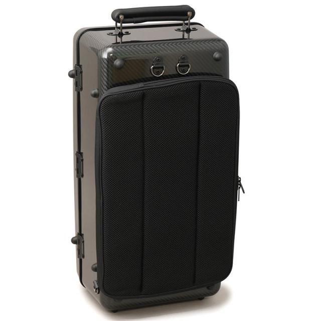 Wahnsinn Case ワンジンケース / 3K NATURAL CARBON Series (Glossy Black / Black) トリプル トランペット用 ケース_1