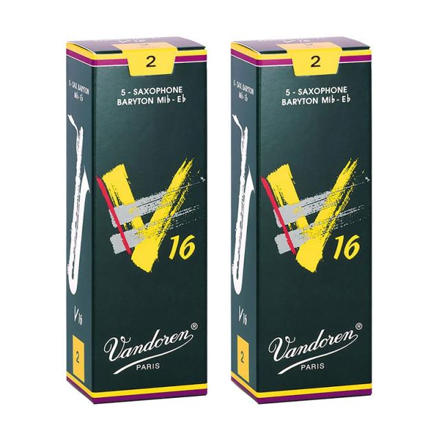 VANDOREN 【2個セット】《硬さ：2》バリトンサックス用リード バンドレン V16の通販は 11,594円