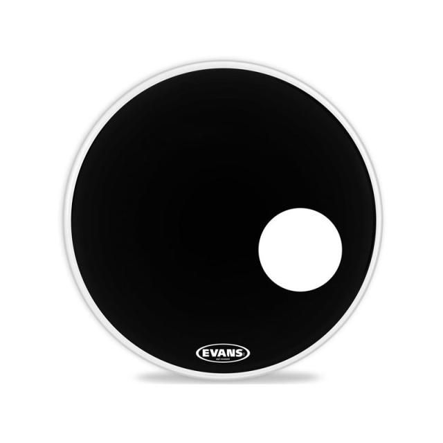 EVANS BD26RB [EQ3 Resonant Smooth Black 26 / Bass Drum]【1ply ， 7.5mil + 10mil ring】
