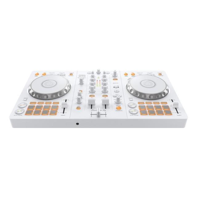 Pioneer DJ DDJ-FLX4-W + PCスタンド LT-100Bシルバー付属 DJ