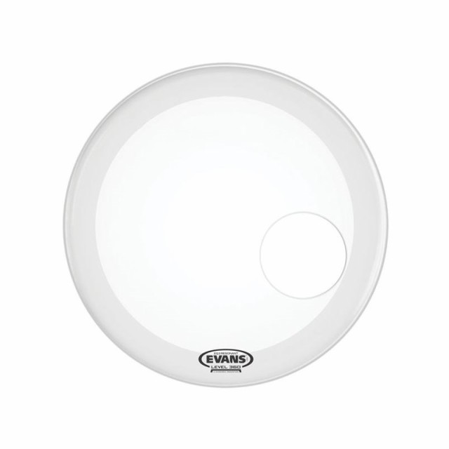 EVANS BD20RSW [EQ3 Resonant Smooth White 20 / Bass Drum]【1ply ， 7.5mil + 10mil ring】