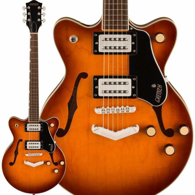 GRETSCH G2655 Streamliner Center Block Jr. Double-Cut with V-Stoptail (Abbey Ale/Laurel) 【特価】