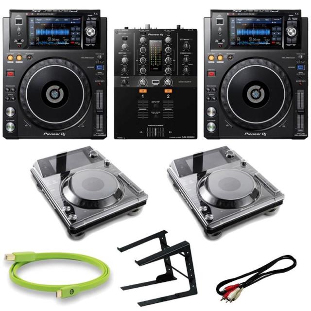 Pioneer DJ XDJ-1000MK2 + DJM-250MK2 クラブスタイル8点SET 【本体保護カバー & 高品質USBケーブル付属】の通販は