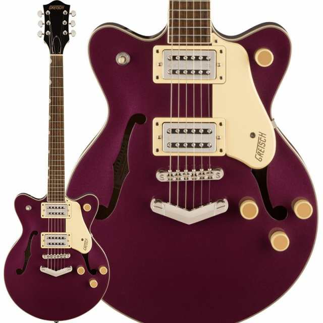 GRETSCH G2655 Streamliner Center Block Jr. Double-Cut with V-Stoptail (Burnt Orchid/Laurel) 【特価】