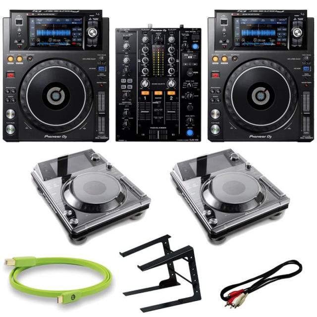 Pioneer DJ XDJ-1000MK2 + DJM-450 クラブスタイル点SET 【本体保護カバー & 高品質USBケーブル付属】の通販は