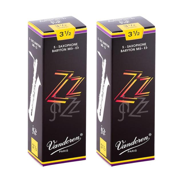 VANDOREN 【2個セット】《硬さ：3-1/2》バリトンサックス用リード バンドレン ZZ (ジージー)の通販は 11,594円