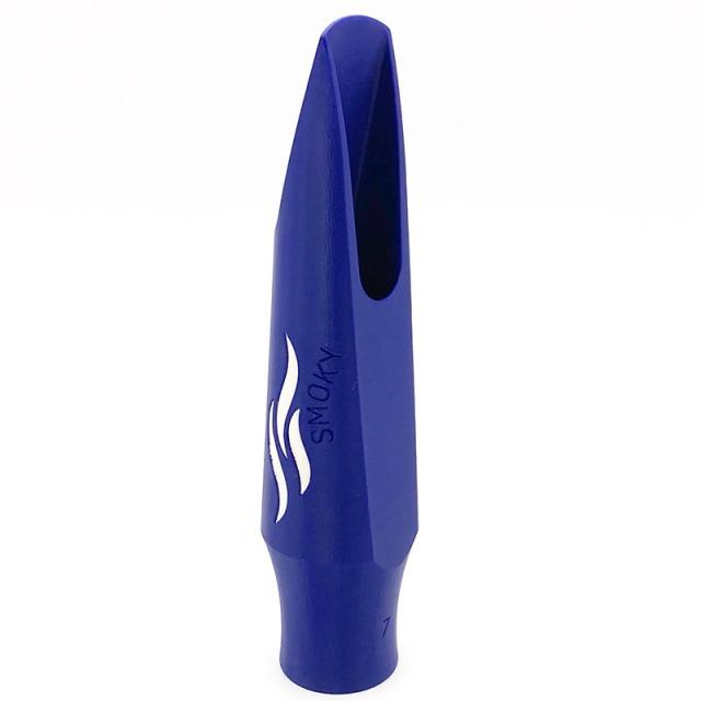 Syos 「オープニング：7」バリトンサックス用マウスピース サイオス Smoky(スモーキー) Blue&White 【決算売り尽くしセール】