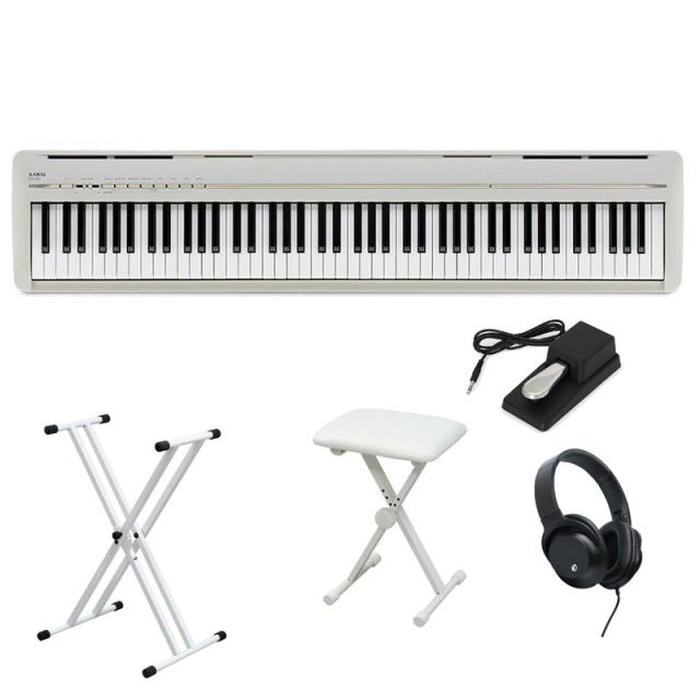KAWAI ES120LG Filo+純正ダンパーペダル+X型スタンド+X型イスセット(電子ピアノ)