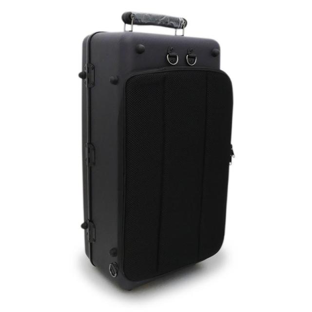 Wahnsinn Case ワンジンケース / 3K NATURAL CARBON Series (Matte Dark Purple / Black) トリプル トランペット用 ケース_1