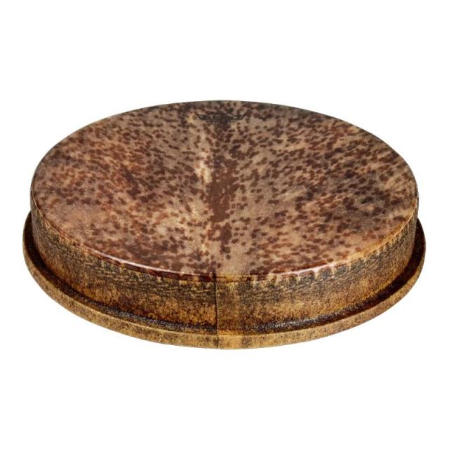 REMO LREMMO2514SN14 [Mondo Skyndeep Djembe Drumhead - Goat Stripe Brown Graphic， 14 inch]