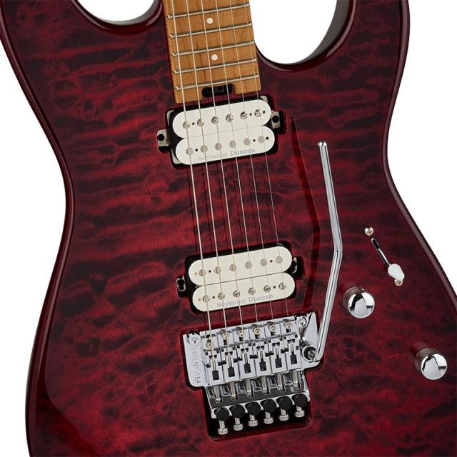 Charvel Pro-Mod Plus San Dimas Style 1 HH FR CM (Sangria Burst/Carmalized Maple)_3