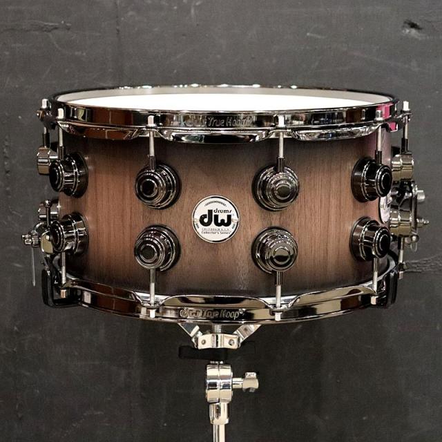 dw DR930714SSNRN692 [Collector’s Pure Walnut 14’’×7’’ - Natural To Quick Ebony Burst / Black Nickel Finish Harare]【限定生産モデル】