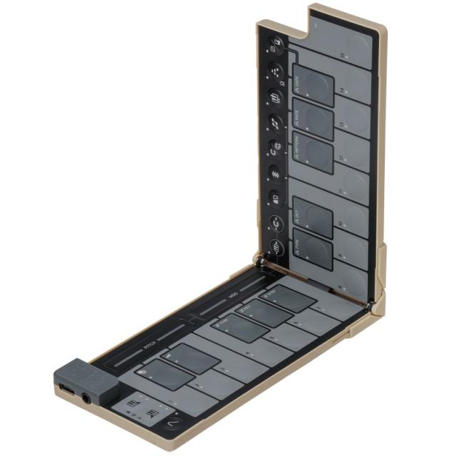 KORG 【激得GWセール】NANOKEY FOLD SB(サンドベイジュ)(折り畳み型コンパクト・USB・MIDIコントローラー)(コルグ)(NANOKEY-FD)ナノキーフォールド