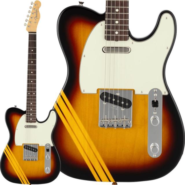 Fender Made in Japan Traditional 2025 Collection 60s Telecaster (Competition 3-Color Sunburst Aged Natural/Rosewood)