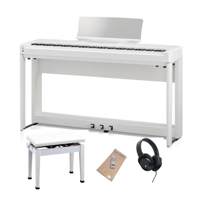 KAWAI ES920W(白いこと)+専用照明ランプ+専用3本ペダル社会的単位+日本製高低自在イス仕かける【受話器付】【代引不可】【沖縄・離島貨物輸送別途積もり書き】(陰電子洋琴)