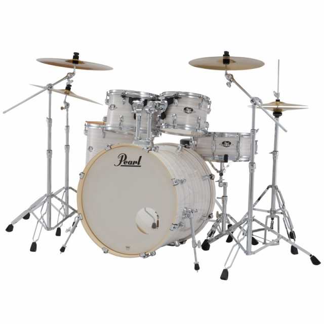 Pearl EXX725SN/C-2CS #777 [EXPORT スタンダードサイズ ドラムセット / 2クラッシュシンバル仕様 - スリップストリームホワイト]【シン